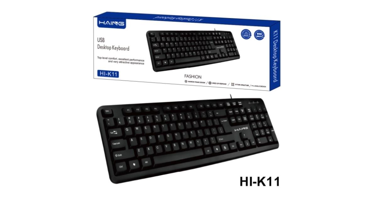 كيبورد سلكي USB HI-K11