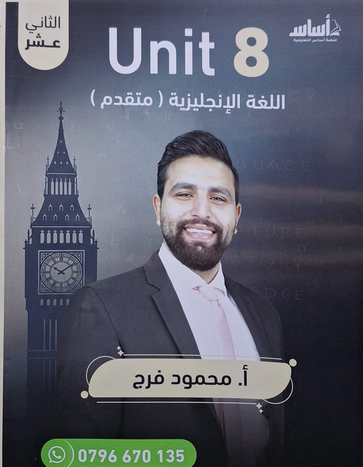 دوسية الانجليزي متقدم الوحدة الثامنة أ. محمود فرج