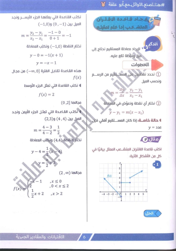 دوسية الرياضيات الوحدة الاولى 2010 أ.عبد الرحمن ابو علفة