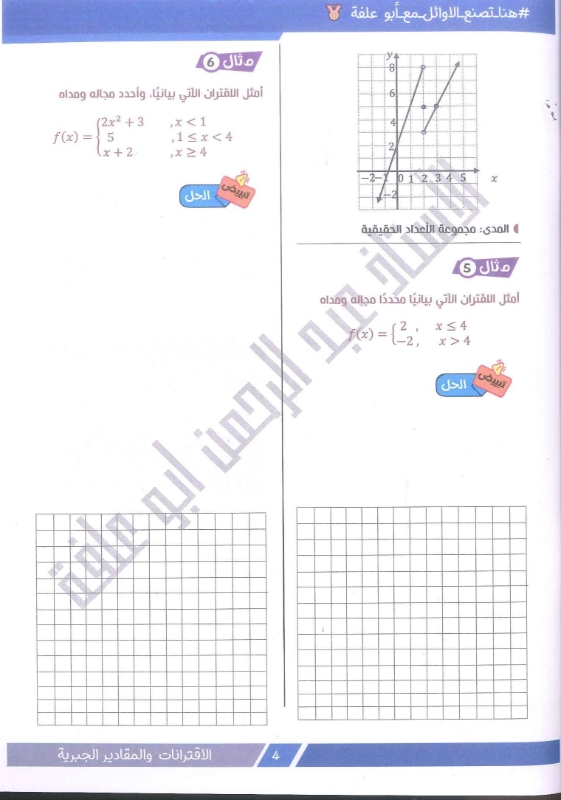 دوسية الرياضيات الوحدة الاولى 2010 أ.عبد الرحمن ابو علفة