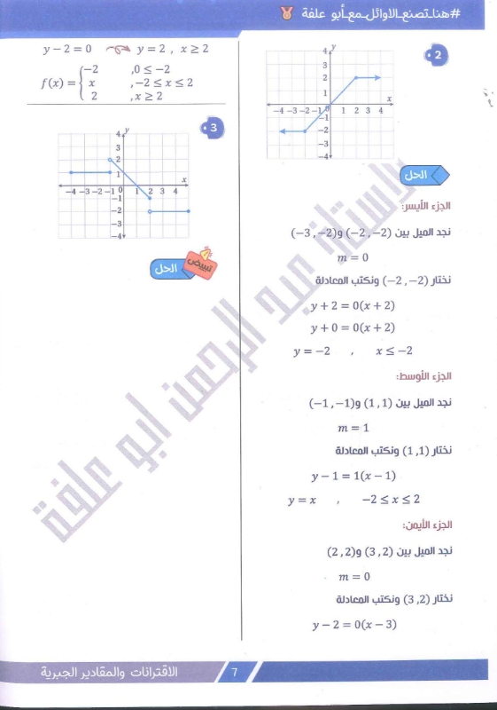 دوسية الرياضيات الوحدة الاولى 2010 أ.عبد الرحمن ابو علفة