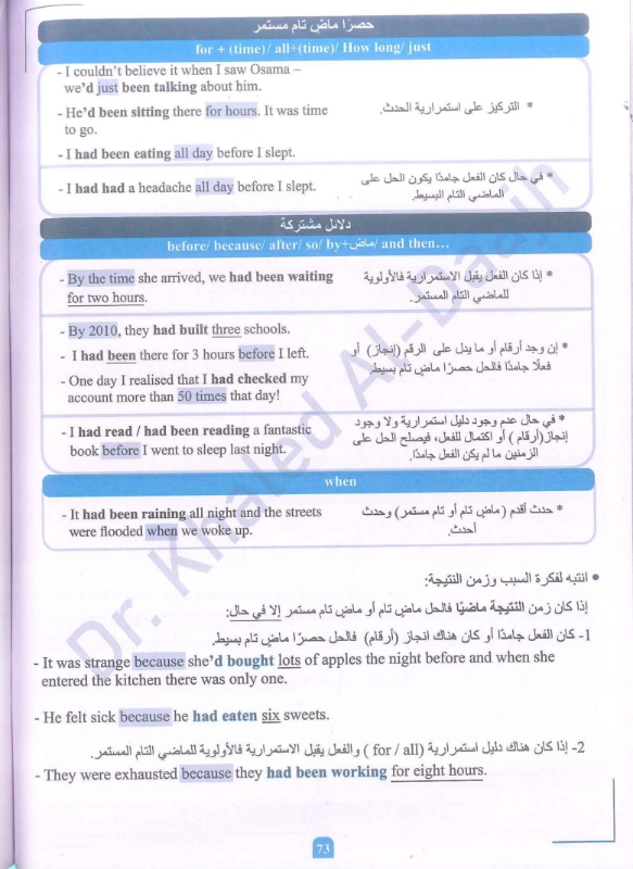 دوسية الانجليزي المتقدم 2009 الوحدة الاولى د.خالد الدعجة