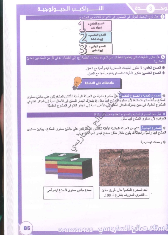 دوسية علوم الارض الفصل الاول 2009 سنة ثانية أ.صالح الساريسي