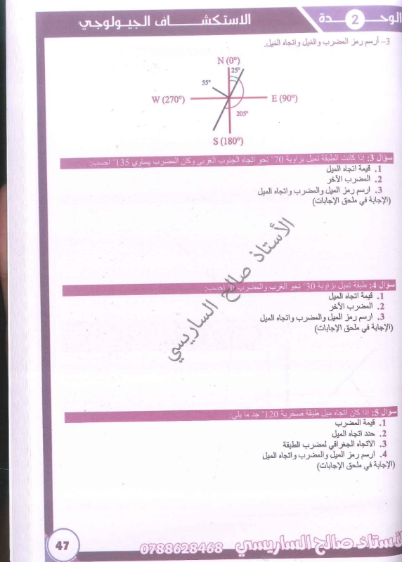 دوسية علوم الارض الفصل الاول 2009 سنة ثانية أ.صالح الساريسي