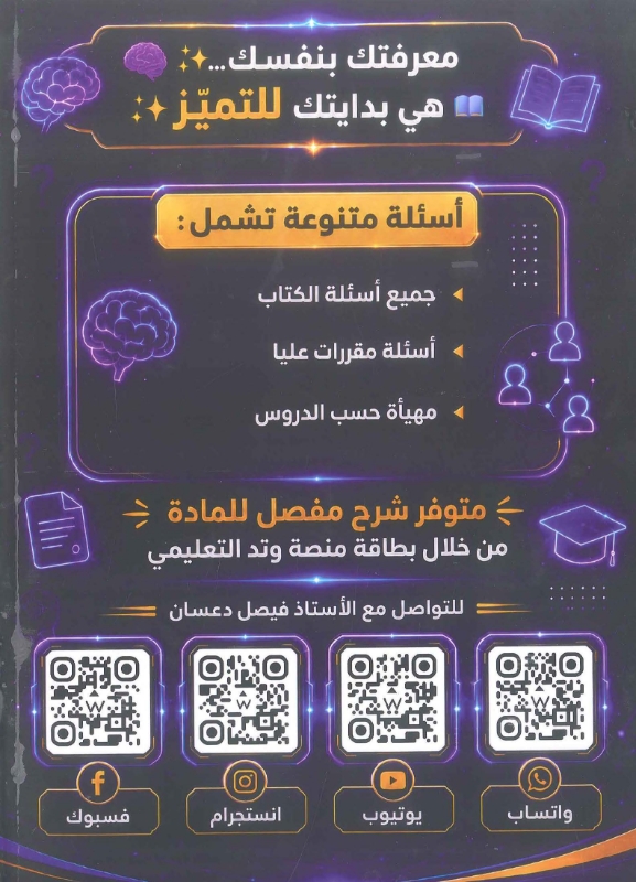 بنك اسئلة علم النفس والاجتماع 2009 الفصل الاول أ.فيصل دعسان